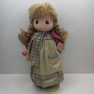 Vtg Applause 1988 Precious Moments Four Seasons Musical Doll Winter Let it Snow